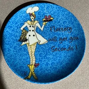 Set of 4 dessert plates by Delish. New without tags